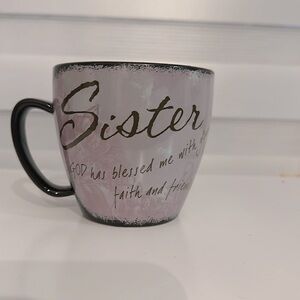Circle Faith Cup- Sister Inspirational Coffee Cup 16oz